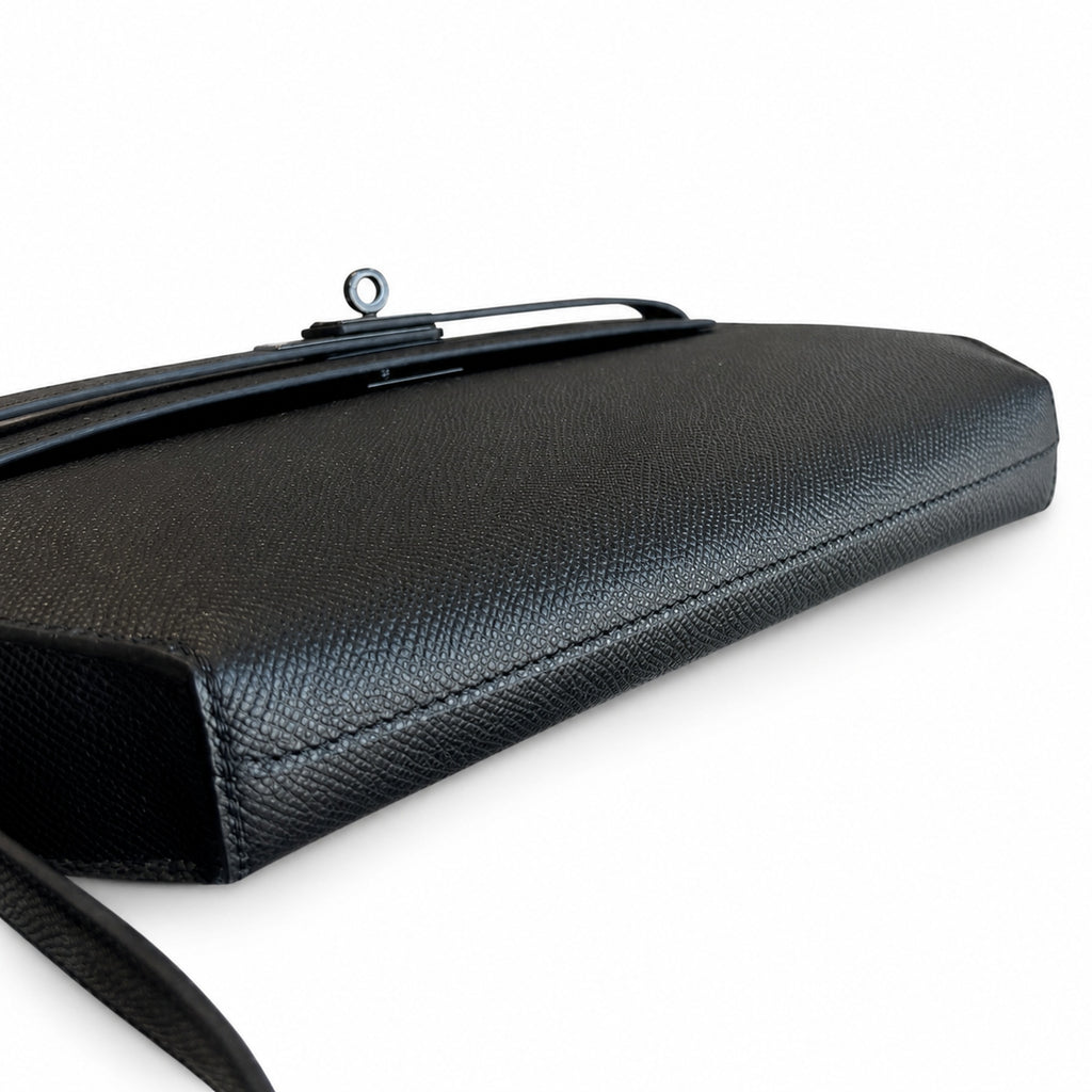 Kelly Depeches 25 clutch, Epsom leather (with additional shoulder strap), can be worn cross-body, can be carried by hand or on the wrist, daily needs, seamless switch between business/leisure - centra
