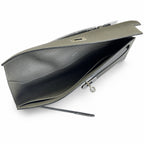 Kelly Cut 31 Clutch Epsom Leather Picture Pewter Gray