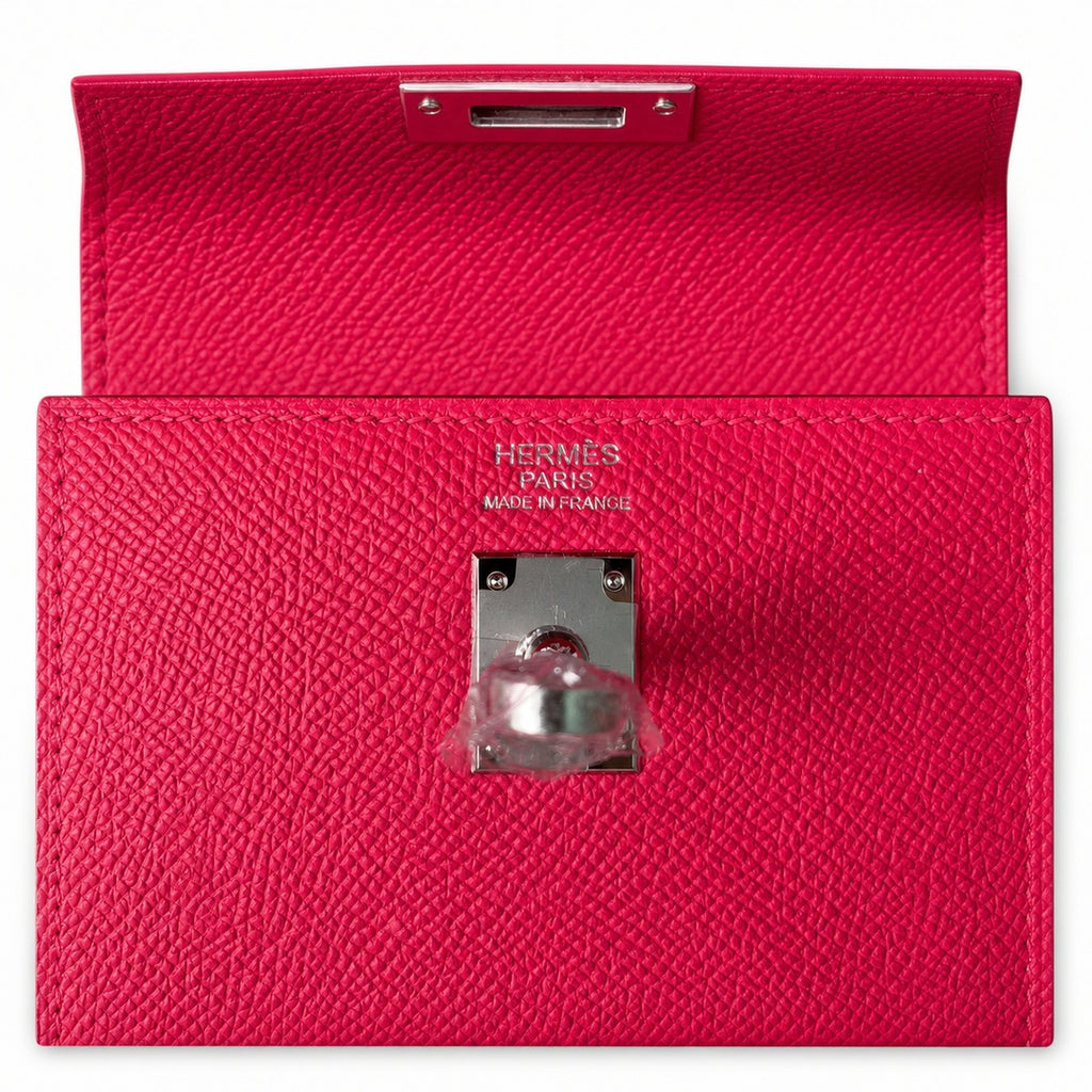 Customer order💕kelly25 5J pink epsom silver buckle hand-stitched
