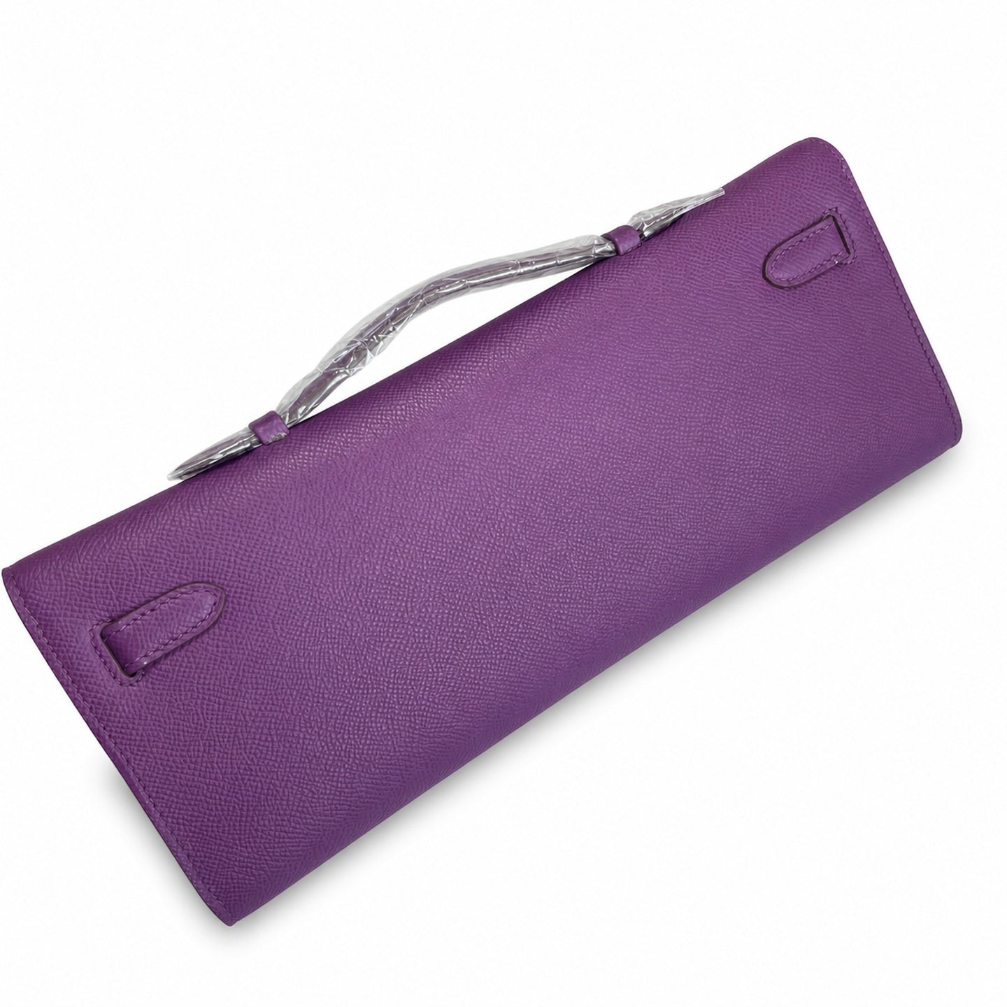 Kelly Cut 31 Clutch Epsom Leather Picture Anemone Purple