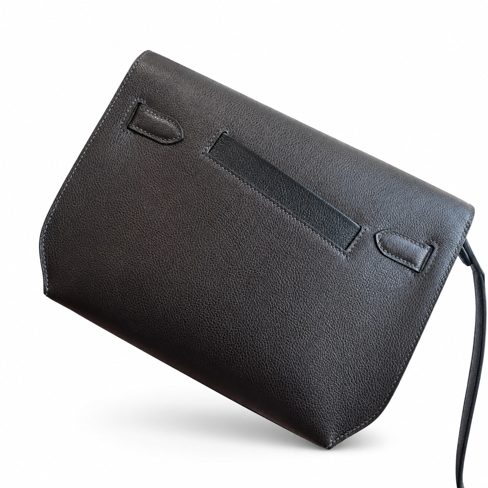 Kelly Depeches 25 clutch, Evercolor leather (with additional shoulder strap), can be worn cross-body, can be carried by hand or on the wrist, daily needs, seamless switch between business/leisure - ce
