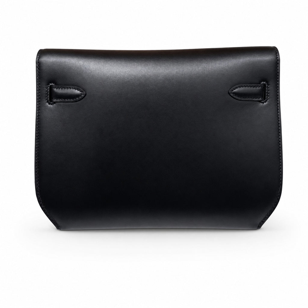 Kelly Depeches25 Black Silver Box Leather