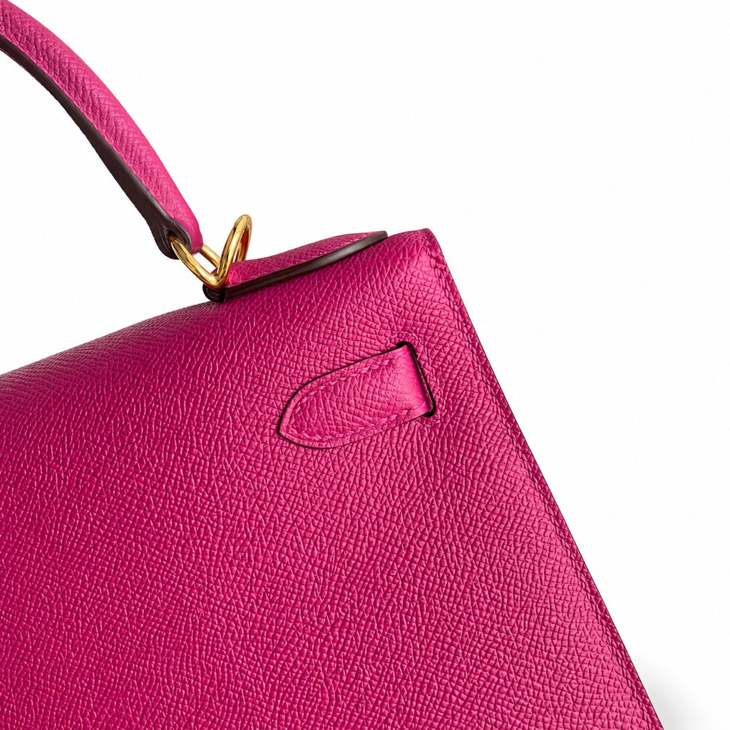 Custom order💕kelly28 L3 rose purple epsom gold buckle, fully hand-sewn with wax thread✈✈