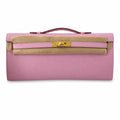 Kelly cut 31 handbag epsom mallow purple gold buckle ready stock