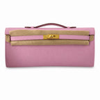 Kelly cut 31 handbag epsom mallow purple gold buckle ready stock