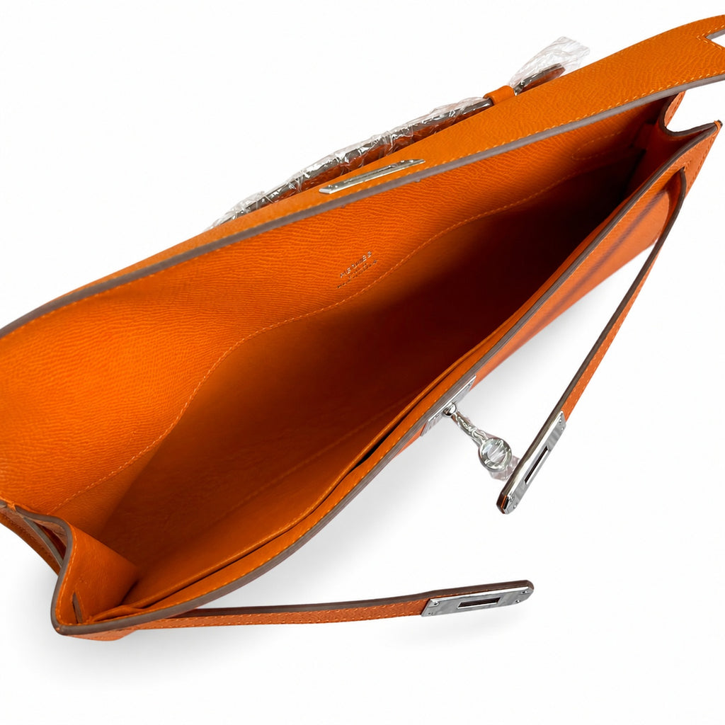 Kelly Cut 31 Clutch Epsom Leather Picture Orange