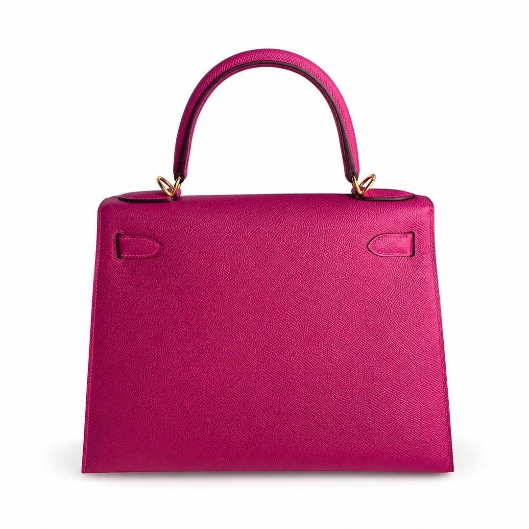 Custom order💕kelly28 L3 rose purple epsom gold buckle, fully hand-sewn with wax thread✈✈