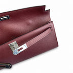 Kelly Cut 31 Clutch Epsom Leather Picture Burgundy