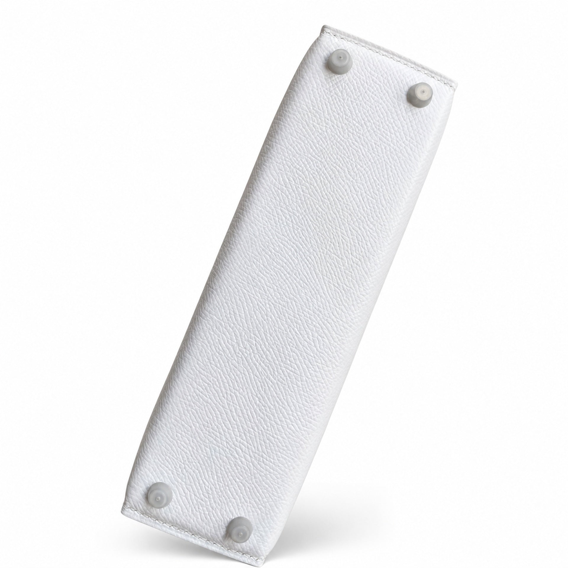 Fully hand-sewn👉Second generation Mini Kelly 19cm imported Epsom leather pure white silver buckle
