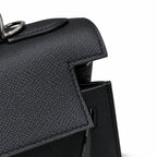 kelly32cm, ck89/Black, Epsom, sliver, all handmade‼ ️Kelly 32cm, black, palm print, silver buckle, high-end handmade exclusive customization‼ ️Purely hand-made nails, hand-engraved hardware, fine stee