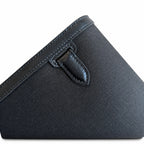 Kelly Depeches 25 clutch, canvas and swift leather (with additional shoulder strap), can be carried cross-body, can be carried by hand or on the wrist, daily needs, seamless switching between business