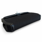 Kelly Depeches 25 clutch, canvas and swift leather (with additional shoulder strap), can be carried cross-body, can be carried by hand or on the wrist, daily needs, seamless switching between business