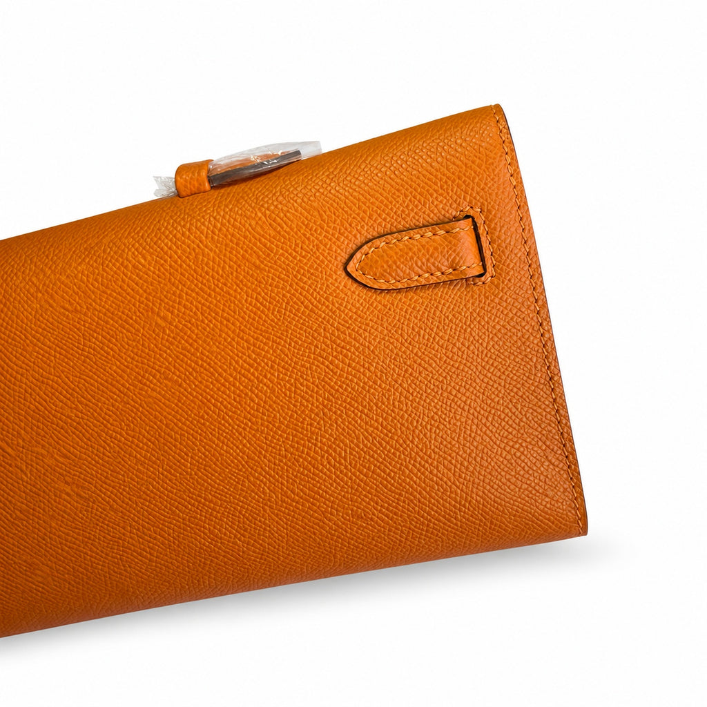 Kelly Cut 31 Clutch Epsom Leather Picture Orange
