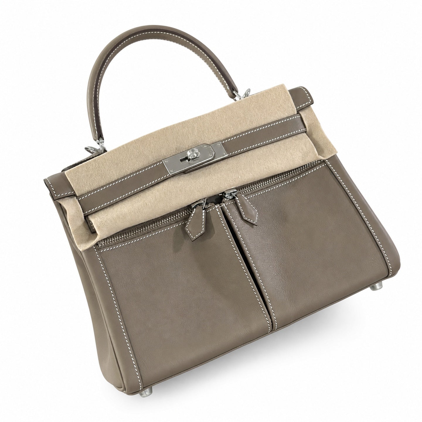 Kelly Lakis 32 cm pomari swift Italian imported swift leather