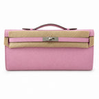 Kelly cut 31 handbag epsom mallow purple silver buckle ready stock