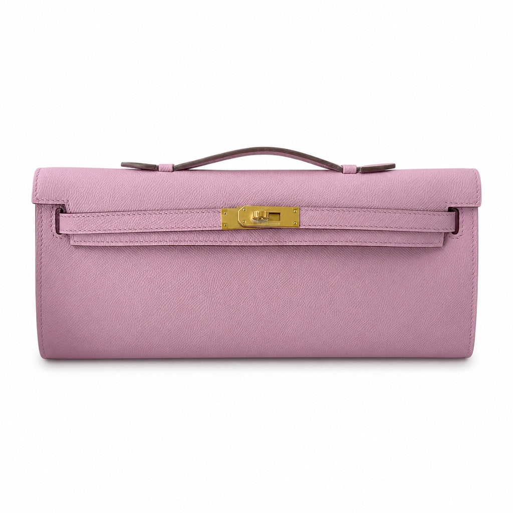 Kelly cut 31 handbag epsom mallow purple gold buckle ready stock
