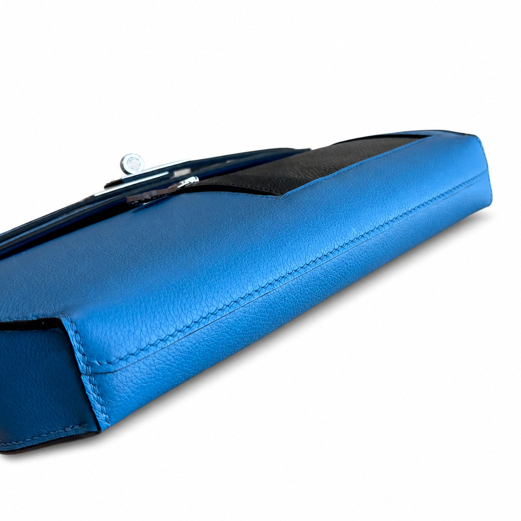 Kelly Depeches 25 clutch, Evercolor leather (with additional shoulder strap), can be worn cross-body, can be carried by hand or on the wrist, daily needs, seamless switch between business/leisure - ce