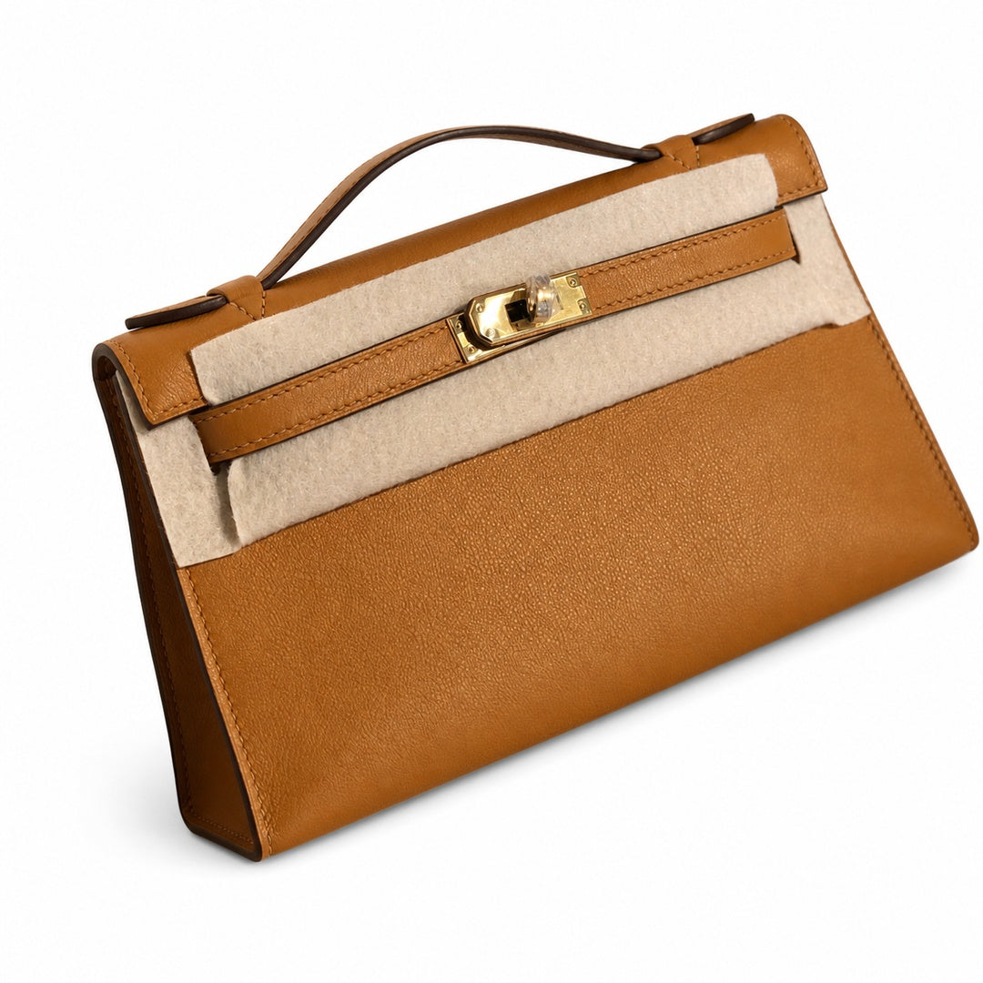 Mini Kelly Generation Sesame Swift Leather 22cm Handmade