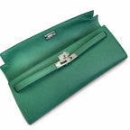 Kelly Cut 31 Clutch Epsom Leather Picture Malachite Green