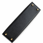 Second generation Mini Kelly 19cm Epsom leather black gold buckle