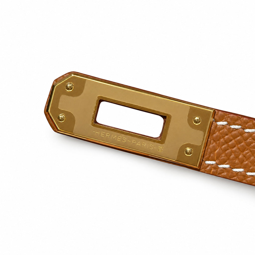 mini kelly 2, ck37/Gold, Epsom, gold, 19cm, all handmade‼ ️Mini Kelly II, golden brown, palm print, gold buckle, 19cm, high-end fully handmade and customized‼ ️Purely hand-made nails, hand-engraved ha