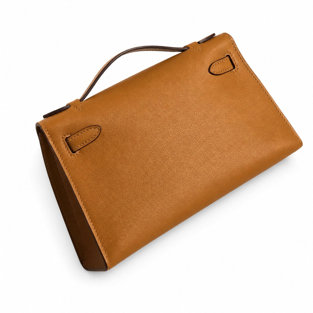 Mini Kelly Generation Sesame Swift Leather 22cm Handmade