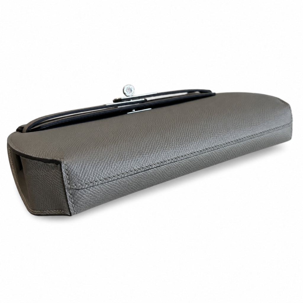 Kelly Depeches 25 clutch, Epsom leather (with additional shoulder strap), can be worn cross-body, can be carried by hand or on the wrist, daily needs, seamless switch between business/leisure - centra
