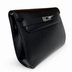 Kelly Depeches25 Black Silver Box Leather