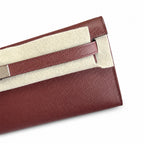 Kelly Cut 31 Clutch Epsom Leather Picture Burgundy