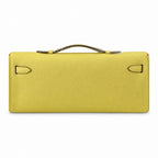 Kelly cut 31 handbag epsom chick yellow silver buckle ready stock