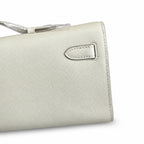 Kelly Cut 31 Clutch Epsom Leather Picture Milkshake White