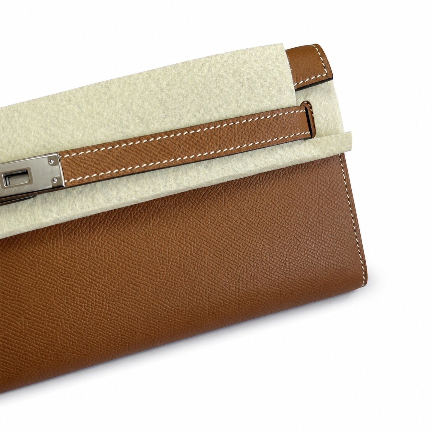 Kelly Cut 31 handbag Epsom leather picture gold color ready stock