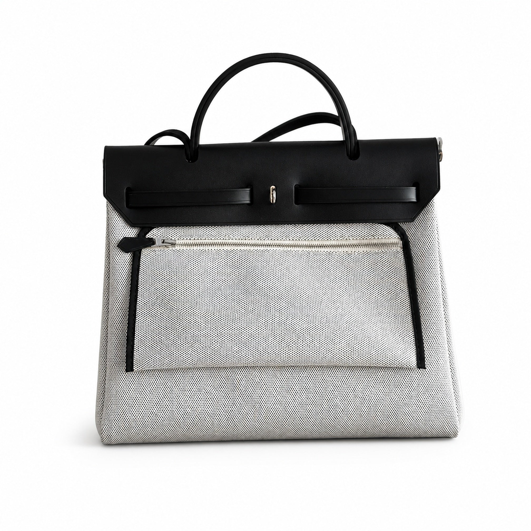 Hermers' popular herbag 31cm is designed to be inspired by saddle bags. The body of the bag is made of canvas, and the inseam, shoulder straps and handle are made of leather. The appearance is very si