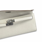 Kelly Cut 31 Clutch Epsom Leather Picture Milkshake White