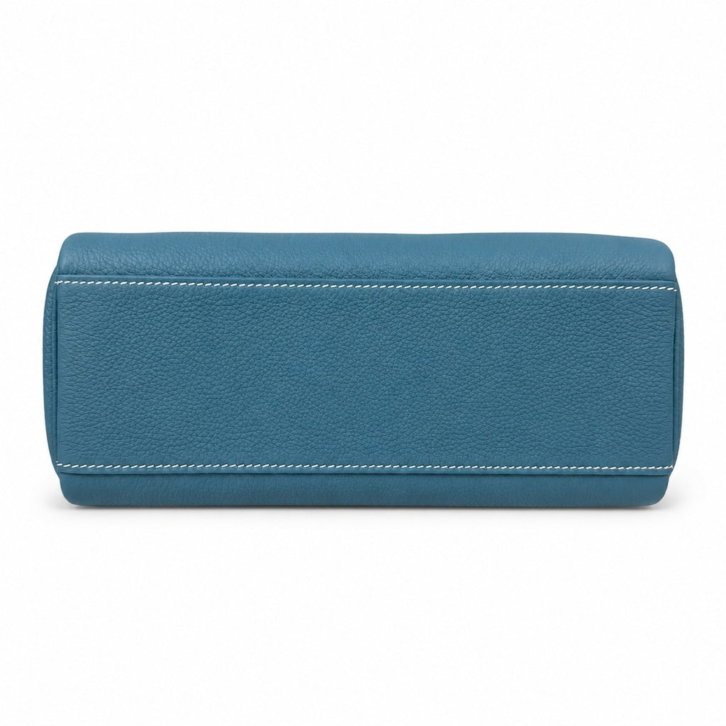 🆕 Available in stock: kelly messenger men's and women's bags, denim blue and silver buckles, imported leather, all-steel hand-waxed thread, the highest cost-effectiveness on the Internet. Unisex messe