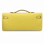 Kelly cut 31 clutch epsom chick yellow gold buckle ready stock