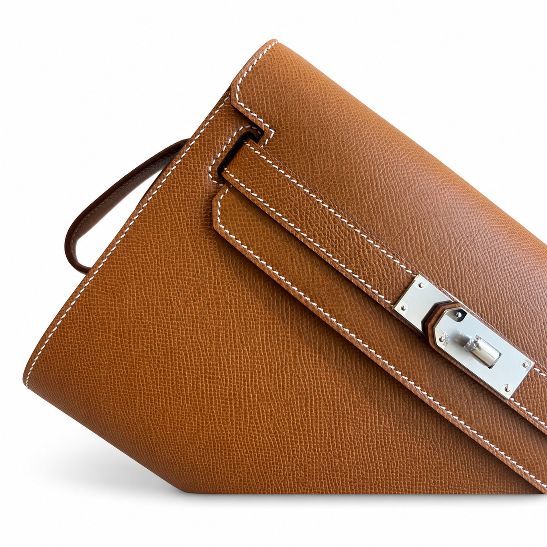 Kelly Depeches 25 clutch, Epsom leather (with additional shoulder strap), can be worn cross-body, can be carried by hand or on the wrist, daily needs, seamless switch between business/leisure - centra