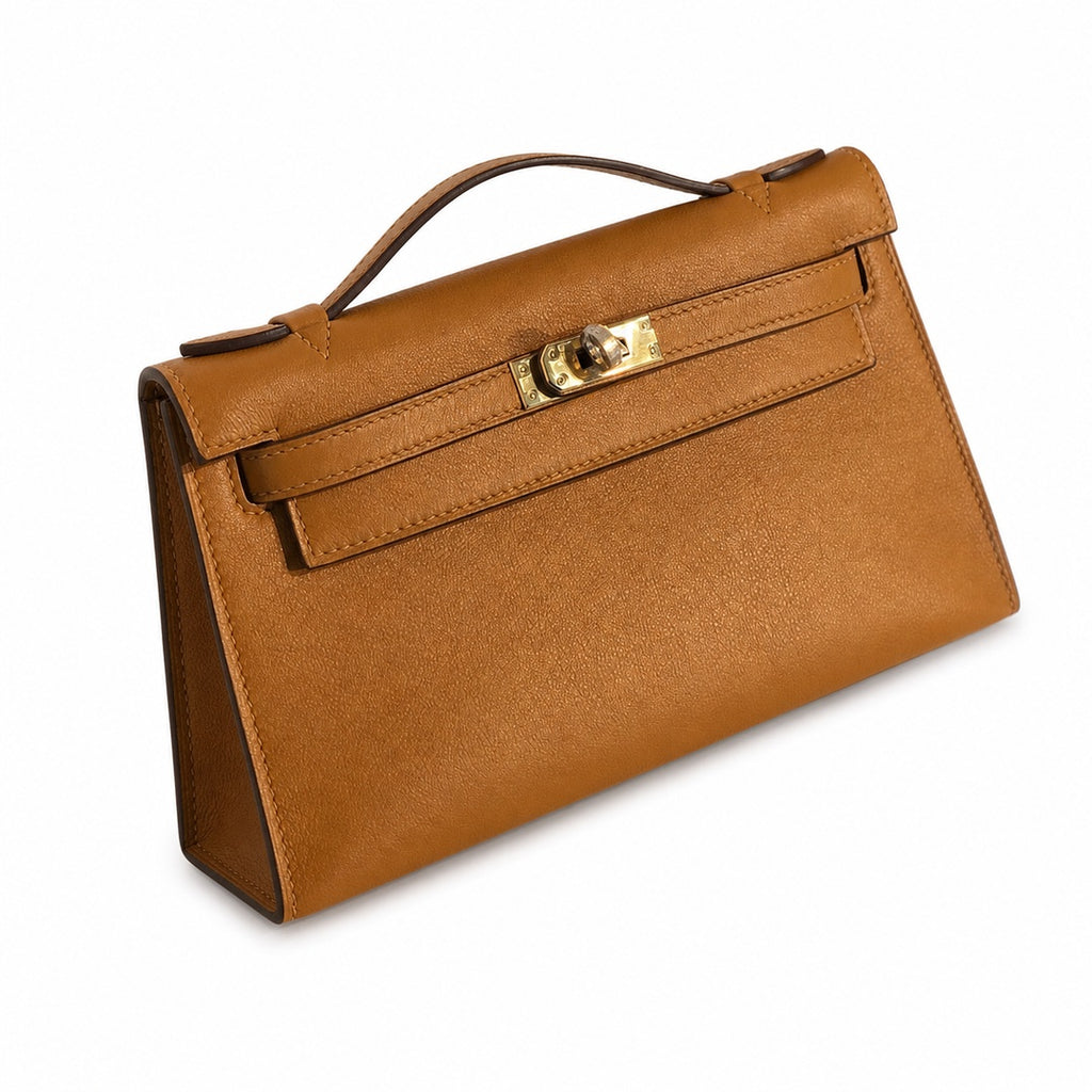 Mini Kelly Generation Sesame Swift Leather 22cm Handmade
