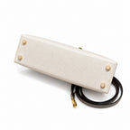 Style: mini kelly Color: ck10/craie/M8/Gris Asphalte Size: 19*12*5.5cm Leather: epsom From France Hardware: gold Mini Kelly second generation, milkshake white and starry sky gray, palm print cowhide i
