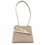Kelly Desordre 20cm Sellier double-sided Epsom original palm print leather ck18 elephant gray Etoupe gold buckle GHw top hand sewing