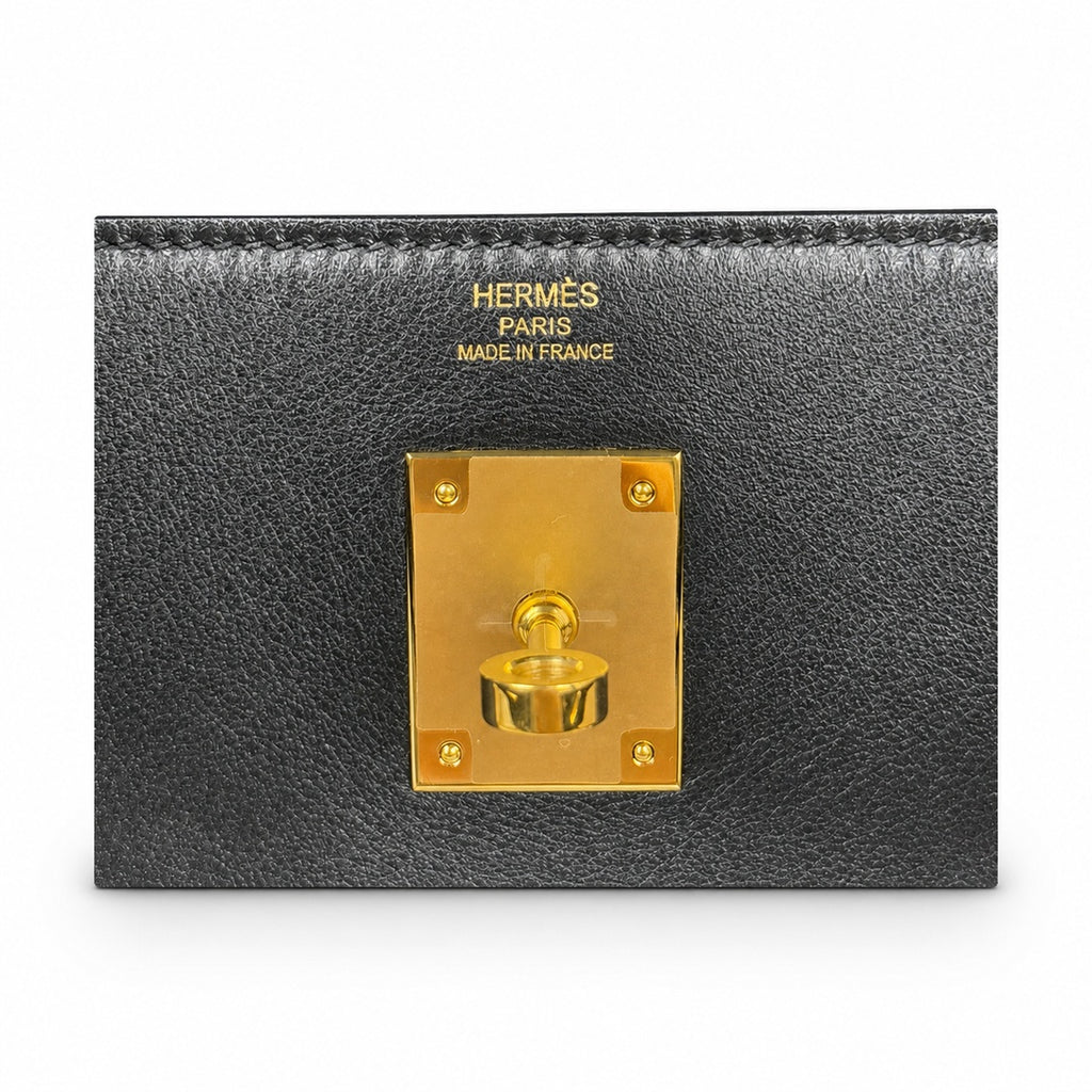 Black gold 🆕 In stock Kelly Messenger messenger bag for men and women, black gold buckle, imported leather, all-steel hand-waxed thread, the highest cost-effectiveness on the Internet. Unisex messenge