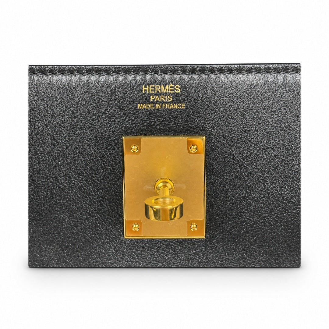 Black gold 🆕 In stock Kelly Messenger messenger bag for men and women, black gold buckle, imported leather, all-steel hand-waxed thread, the highest cost-effectiveness on the Internet. Unisex messenge