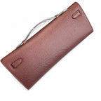 Kelly Cut 31 Clutch Epsom Leather Picture Burgundy