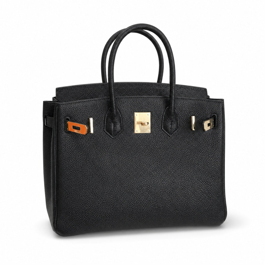 Birkin Retourne in Noir Togo Leather with Contrast Interior (Gold Hardware)
