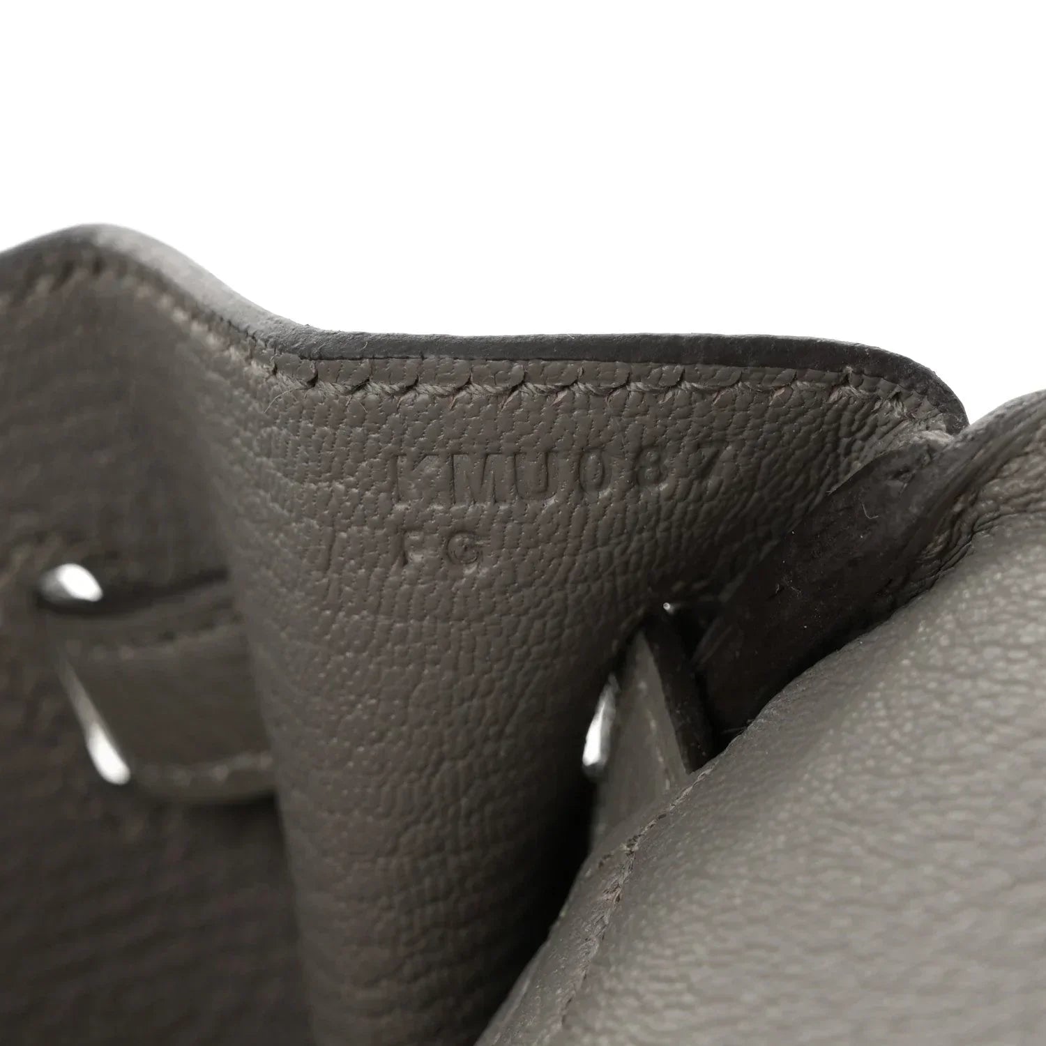 Birkin 25 Gris Meyer crafted from incredibly soft Togo calfskin leather