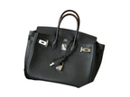 Birkin Retourne in Noir Togo Leather with Contrast Interior (Palladium Hardware)