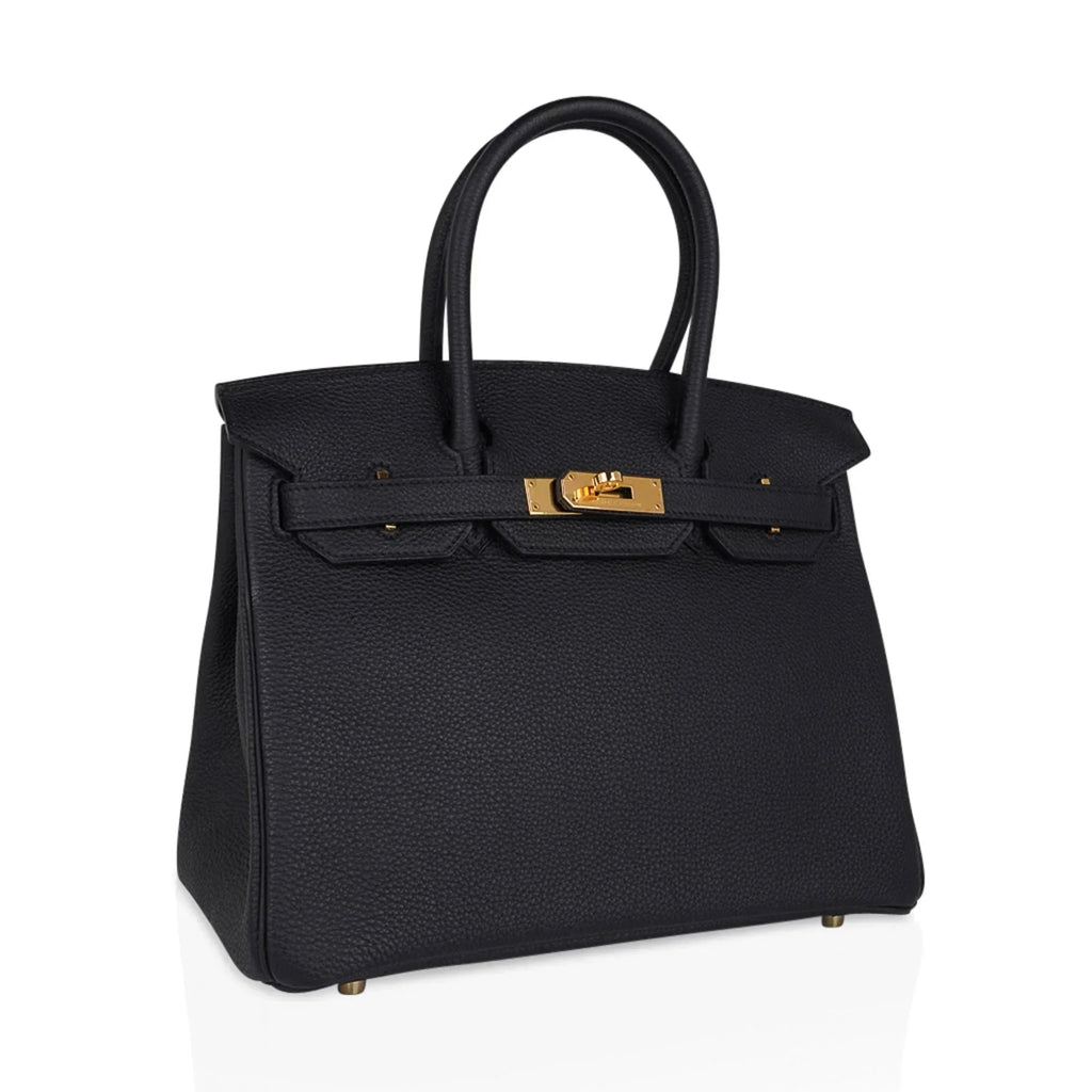 Birkin 30 Bag Black Togo Leather with Gold Hardware