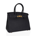 Birkin 30 Bag Black Togo Leather with Gold Hardware