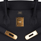 Birkin 30 Bag Black Togo Leather with Gold Hardware
