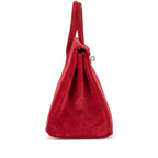 Birkin 25 Palladium Hardware Rouge Vif Doblis